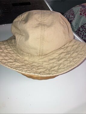 OLD NAVY KIDS  100% Cotton Beige Bucket Sun  Hat